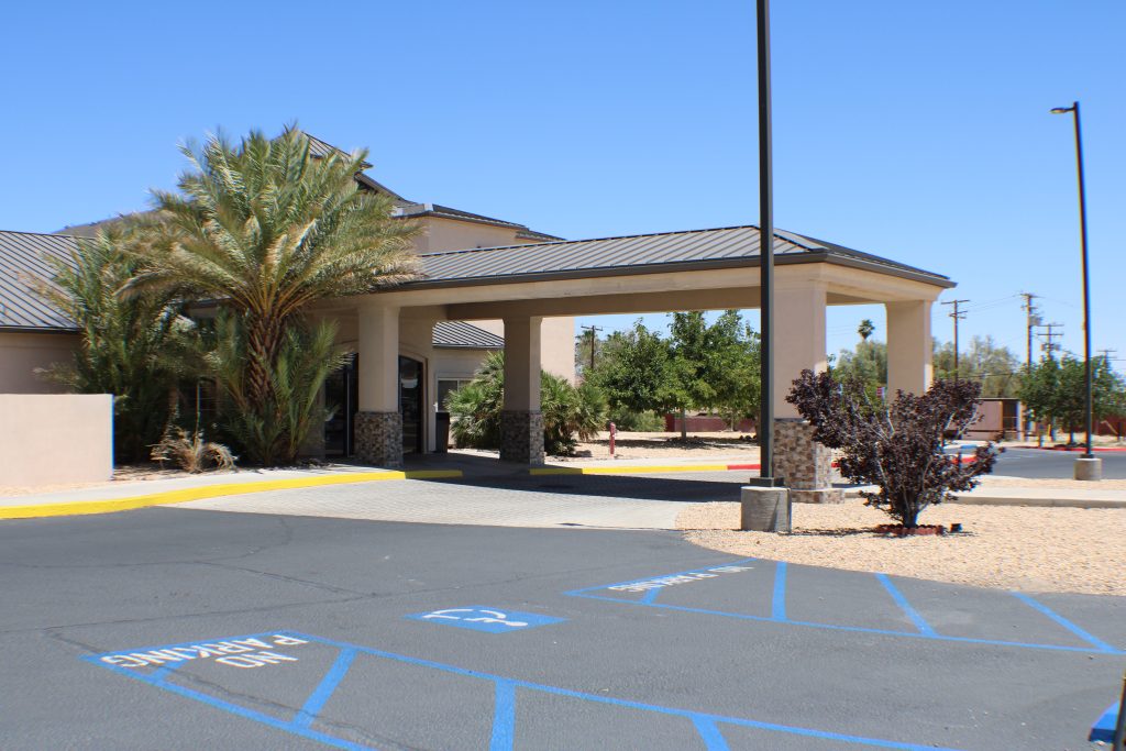 Main entrance exterior side